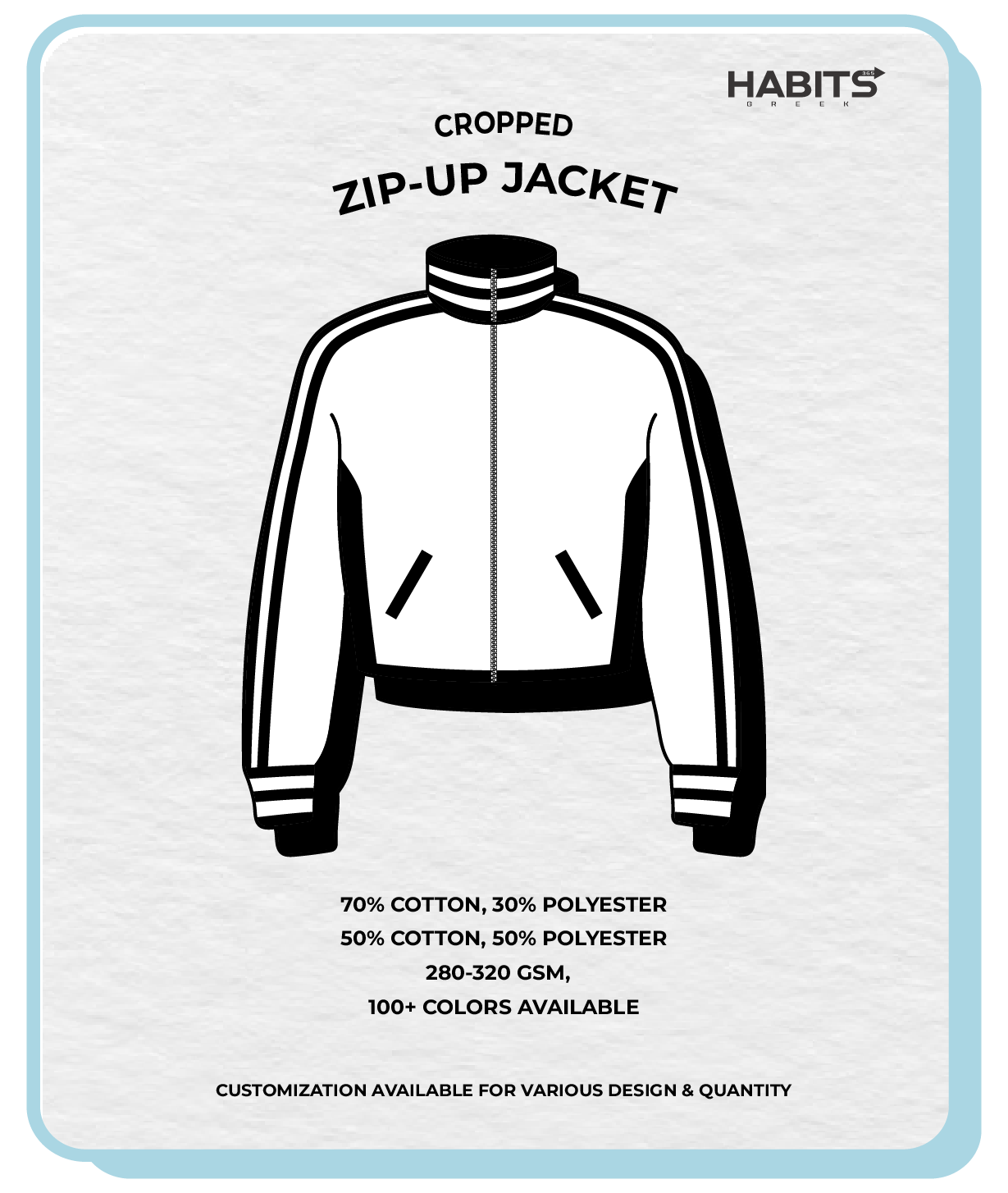 ZIP-UP CROPPED JACKET