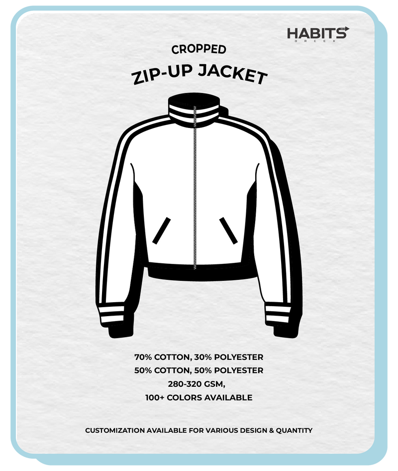 ZIP-UP CROPPED JACKET