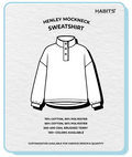 HENLEY MOCKNECK SWEATSHIRT
