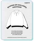 QUARTER ZIP WITH COLLAR