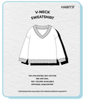 V-NECK SWEATSHIRT