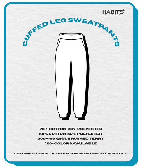 CUFFED LEG SWEATPANTS