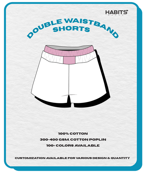 DOUBLE WAISTBAND SHORTS