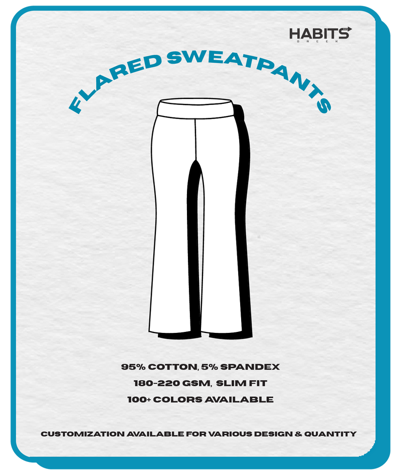 FLARED SWEATPANTS