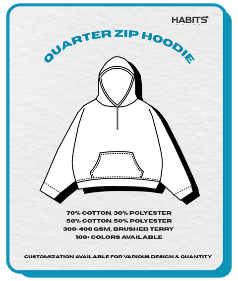 QUARTER-ZIP HOODIE