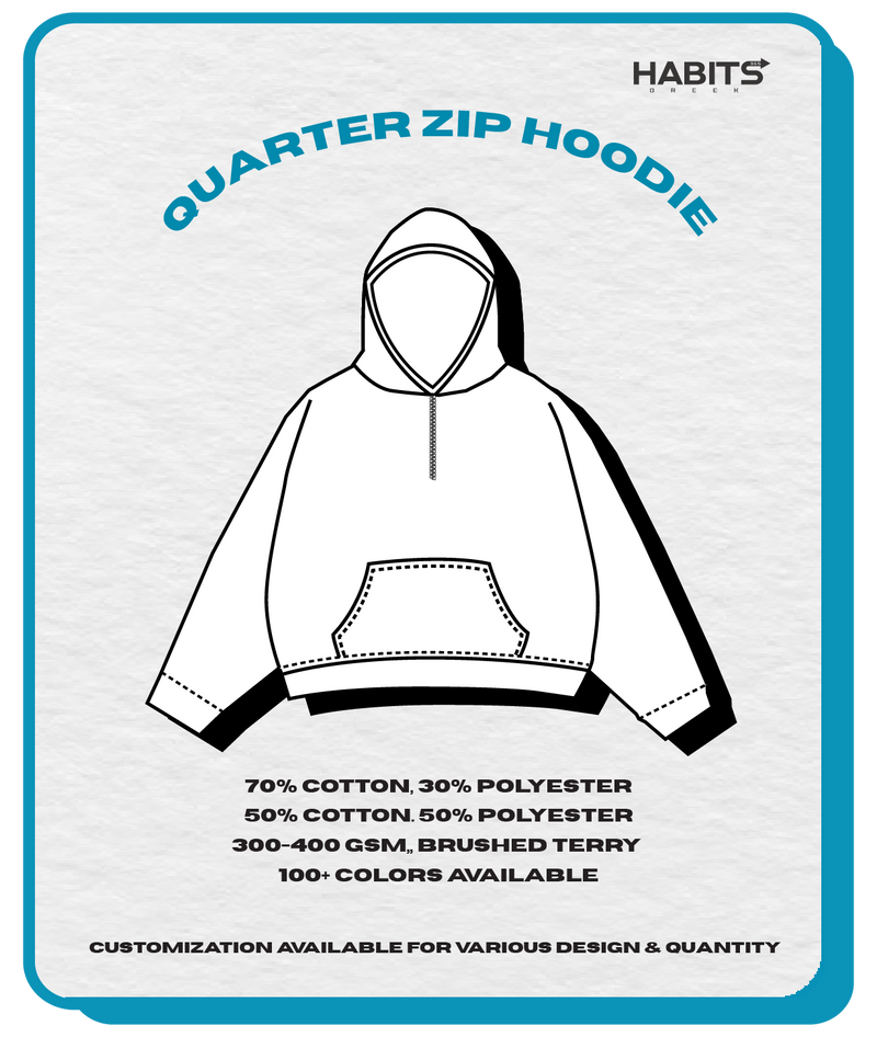QUARTER-ZIP HOODIE