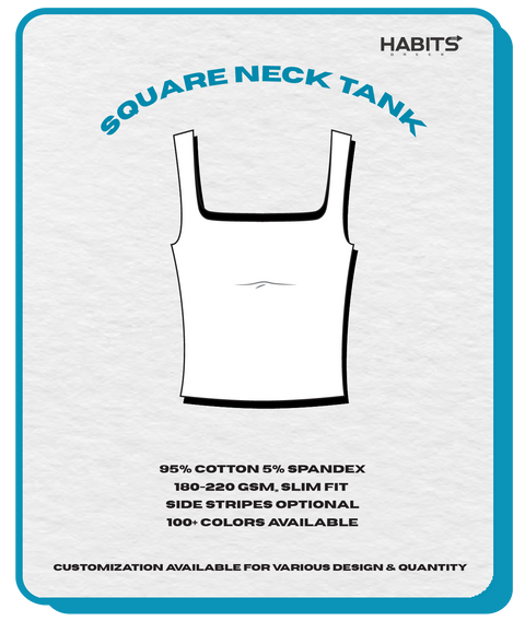SQUARE NECK TANK