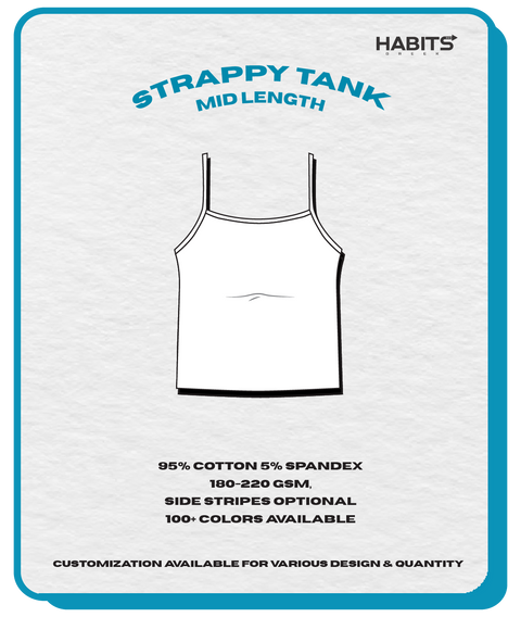 STRAPPY TANK (MID LENGTH)