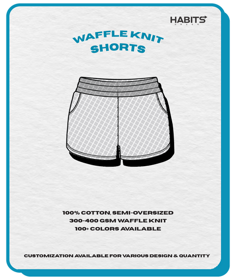 WAFFLE KNIT SHORTS