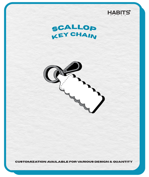 SCALLOP KEY CHAIN