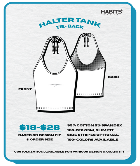 HALTER TIE-BACK TANK