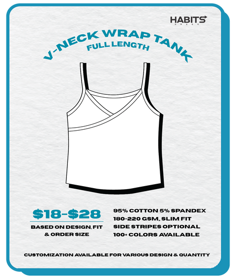 V-NECK WRAP TANK