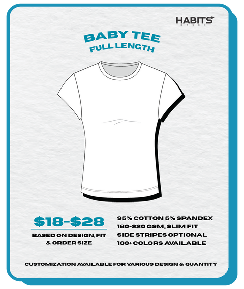 BABY TEE (FULL LENGTH)