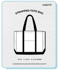 STRAPPED-TOTE BAG