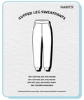 CUFFED LEG SWEATPANTS