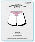 DOUBLE WAISTBAND SHORTS