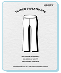 FLARED SWEATPANTS