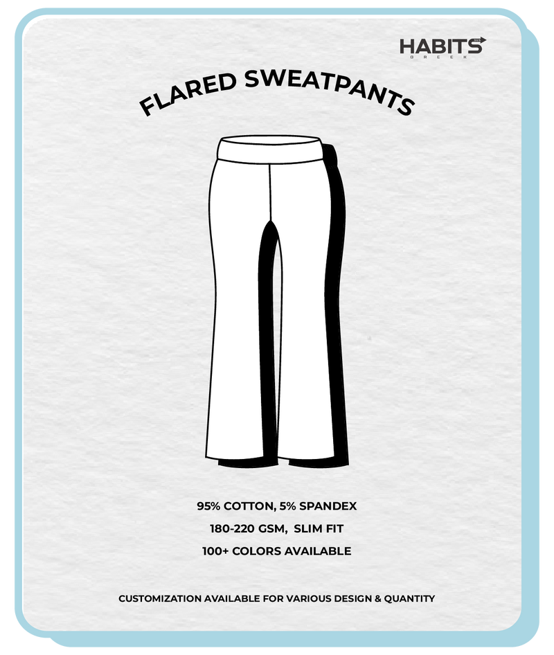 FLARED SWEATPANTS
