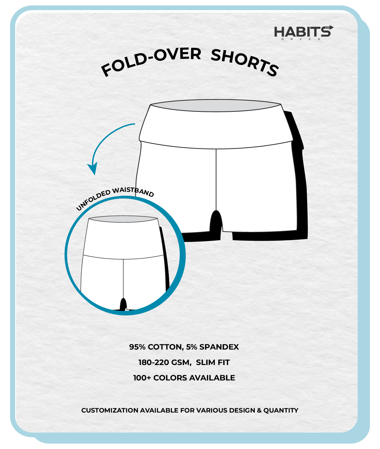 FOLD-OVER SHORTS