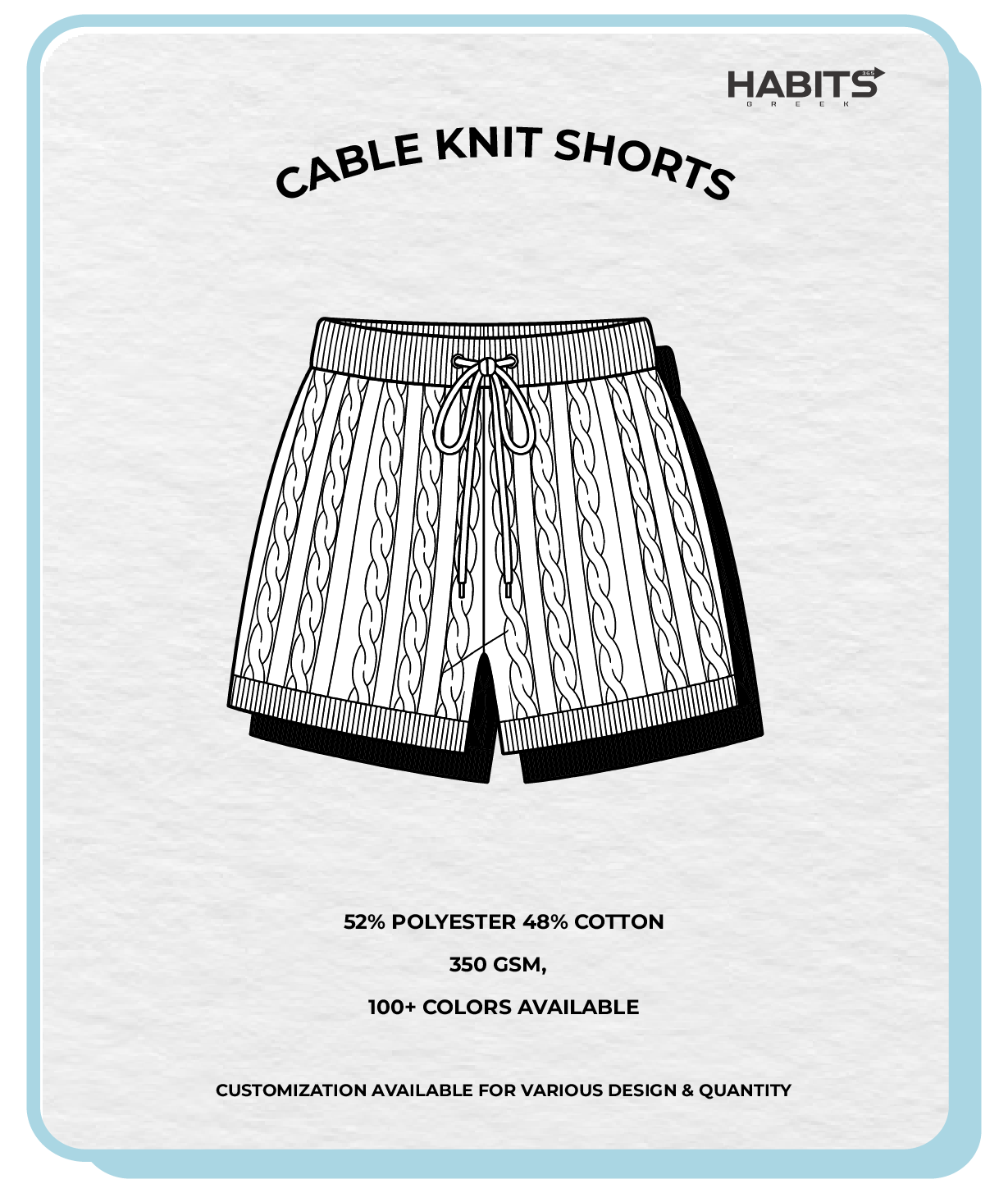 KNITTED SHORTS