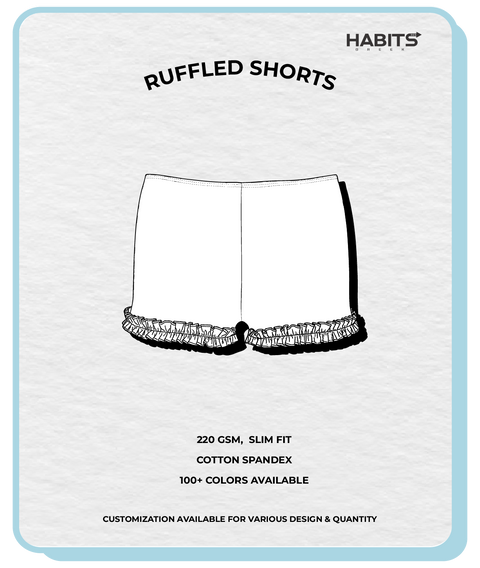 RUFFLED SHORTS