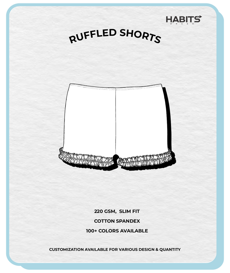RUFFLED SHORTS
