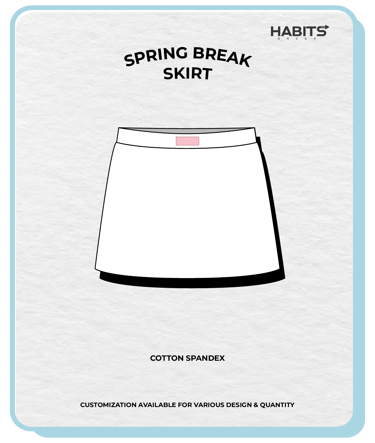 SPRING BREAK SKIRT