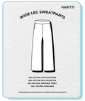 WIDE LEG SWEATPANTS