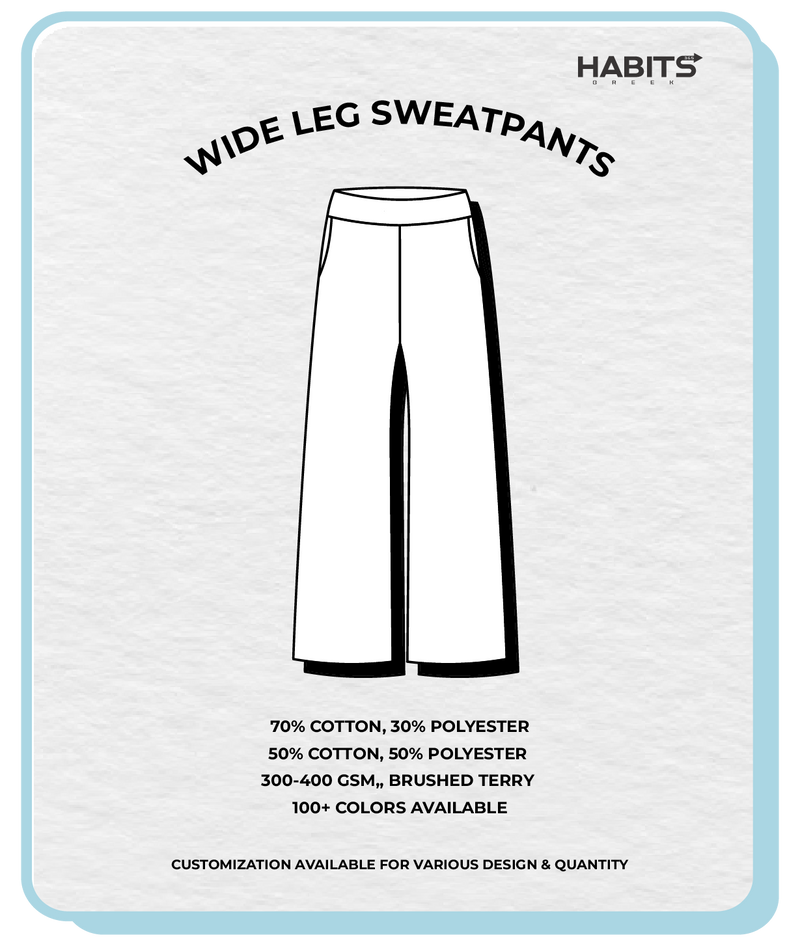 WIDE LEG SWEATPANTS