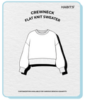 FLAT KNIT CREWNECK SWEATER