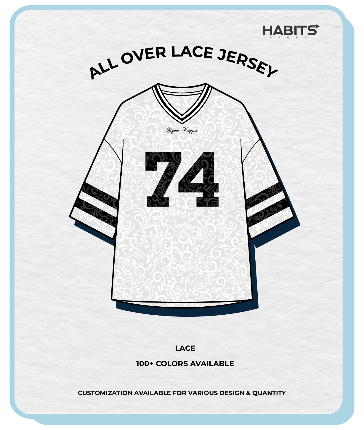 ALL OVER LACE JERSEY