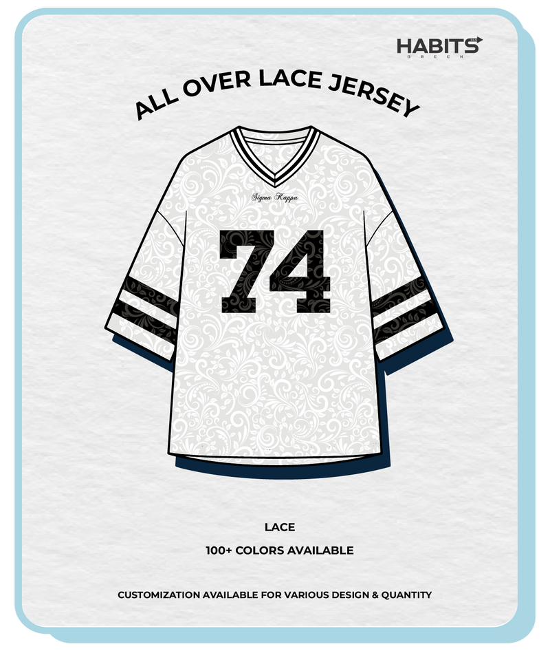 ALL OVER LACE JERSEY