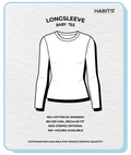 CREW NECK LONG SLEEVES BABY TEE