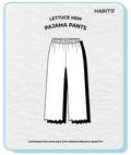 LETTUCE HEM PAJAMA PANTS