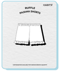 RUFFLE PAJAMA SHORTS