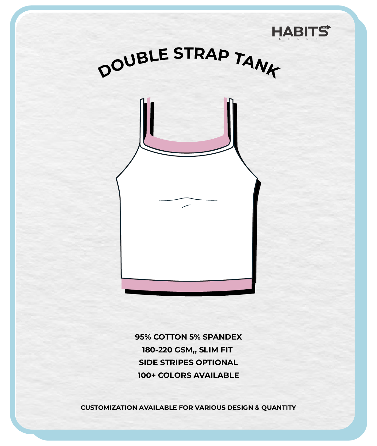 DOUBLE STRAP TANK
