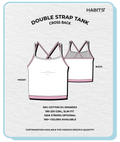 DOUBLE STRAP TANK CROSS BACK