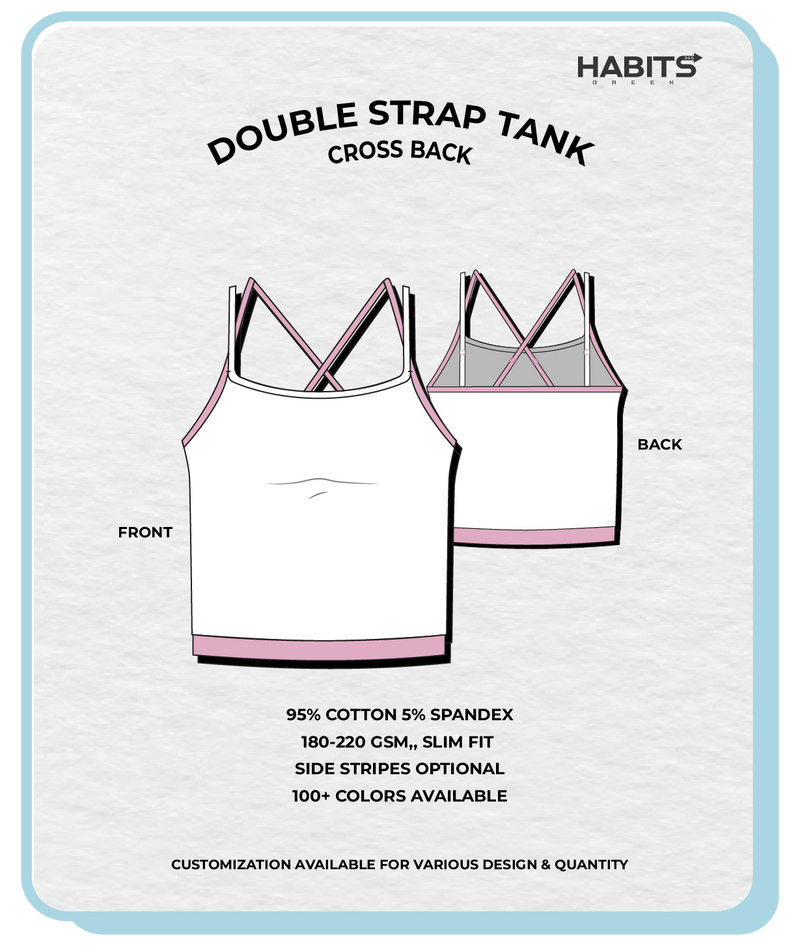DOUBLE STRAP TANK CROSS BACK