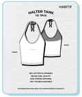 HALTER TIE-BACK TANK