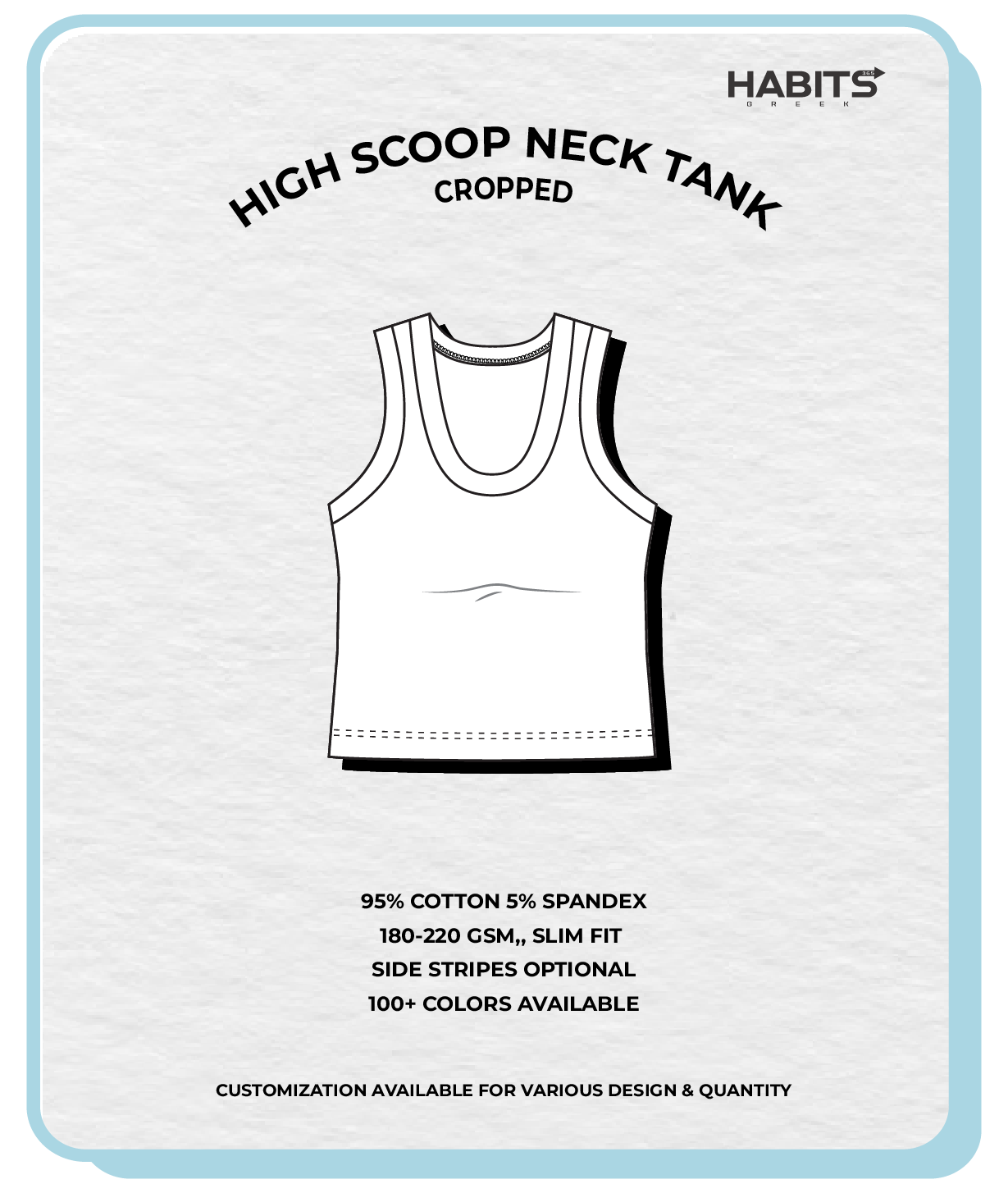 HIGH SCOOP NECK TANK (CROPPED)