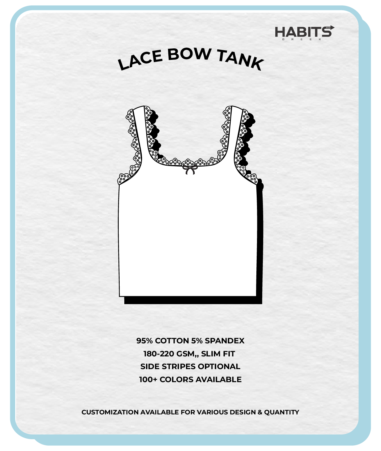 LACE BOW TANK