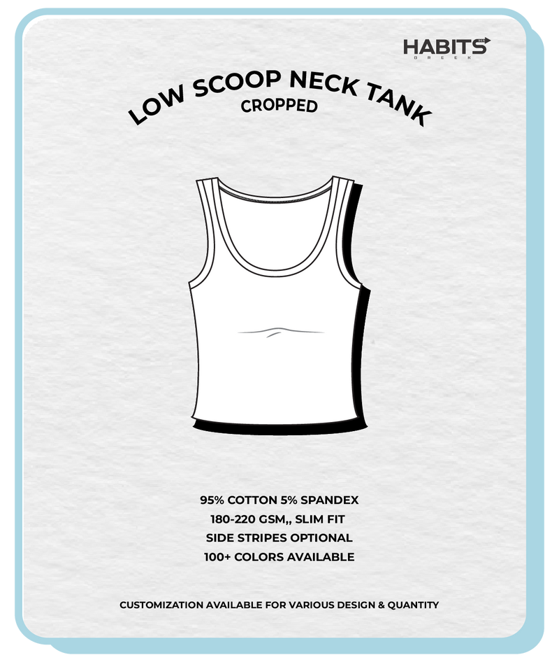 LOW SCOOP NECK TANK (CROPPED)