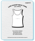 LOW SCOOP NECK TANK (FULL LENGTH)