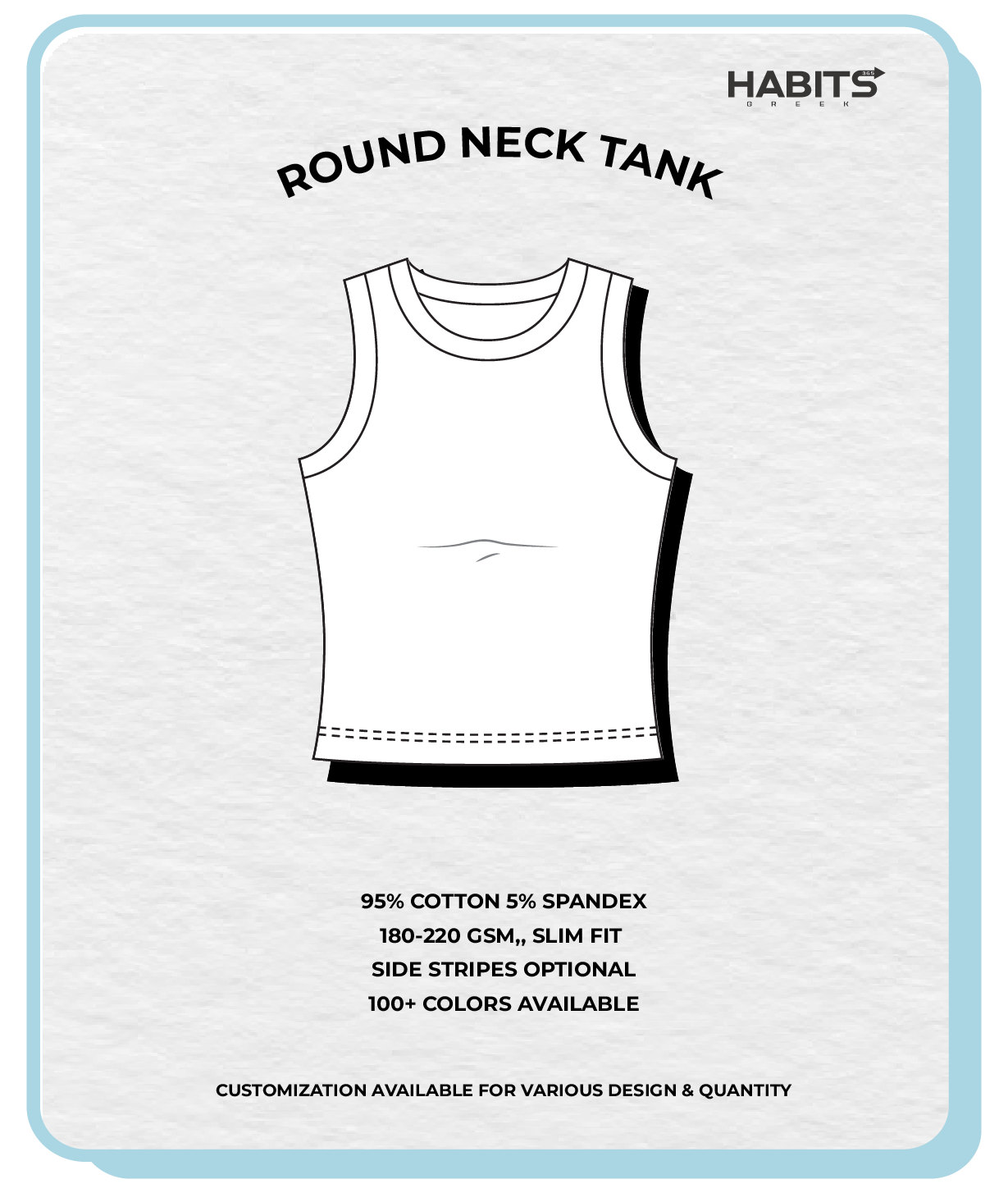 ROUND NECK TANK