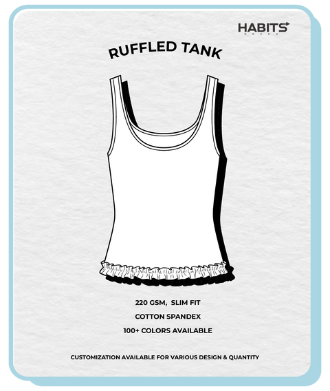 RUFFLED TANK