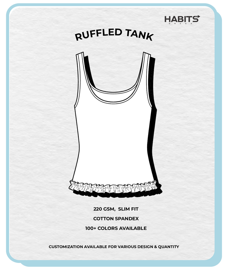 RUFFLED TANK
