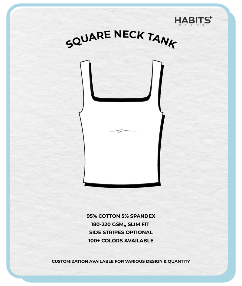 SQUARE NECK TANK