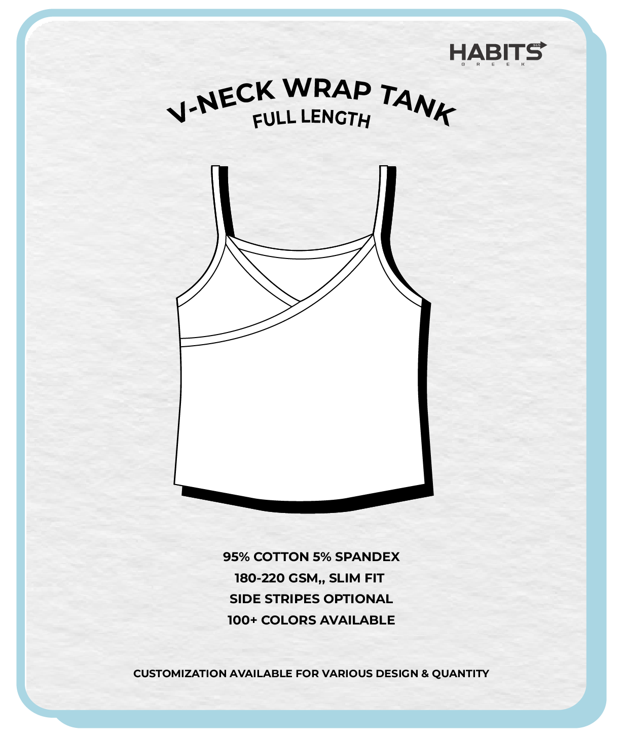 V-NECK WRAP TANK