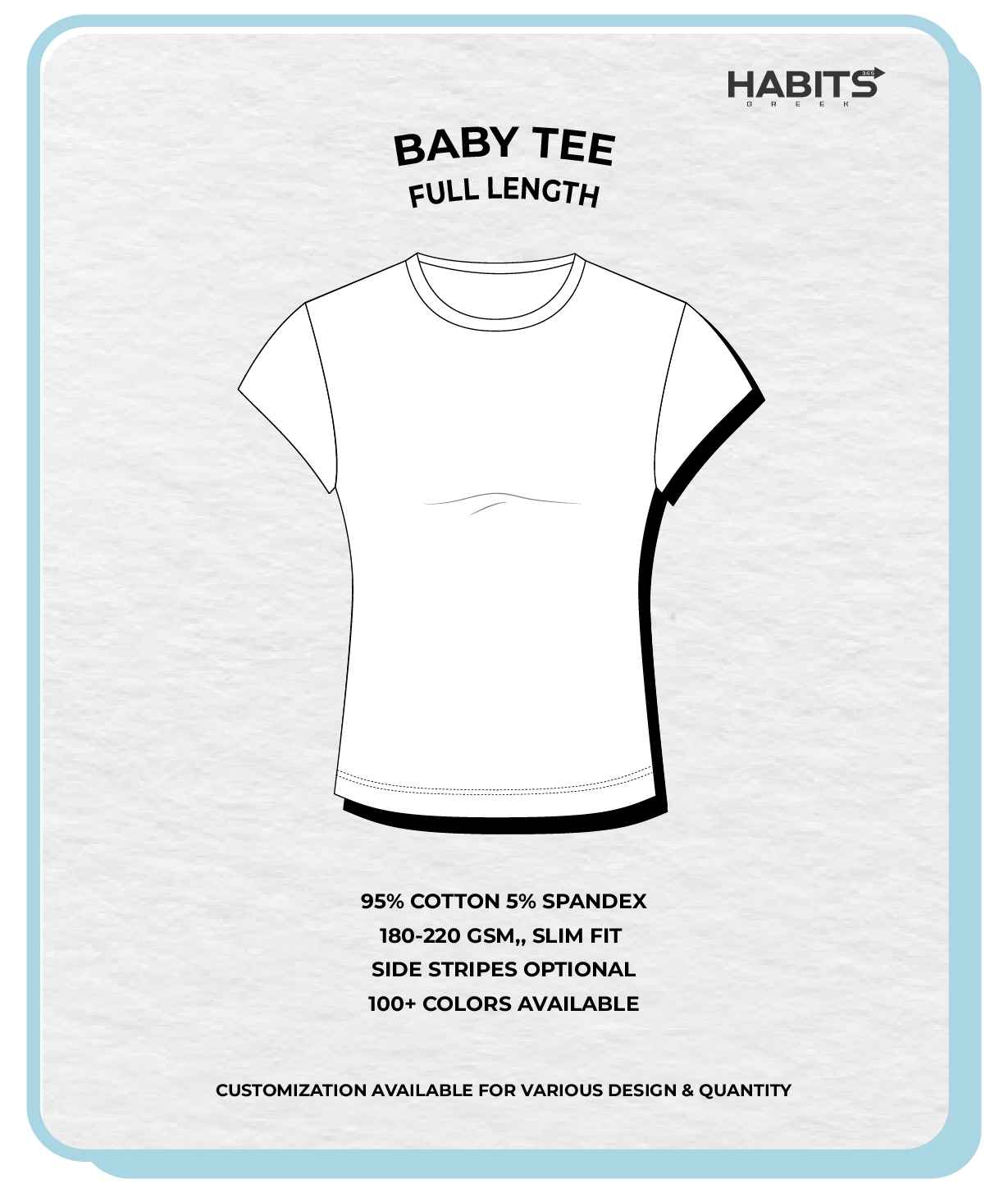 BABY TEE (FULL LENGTH)