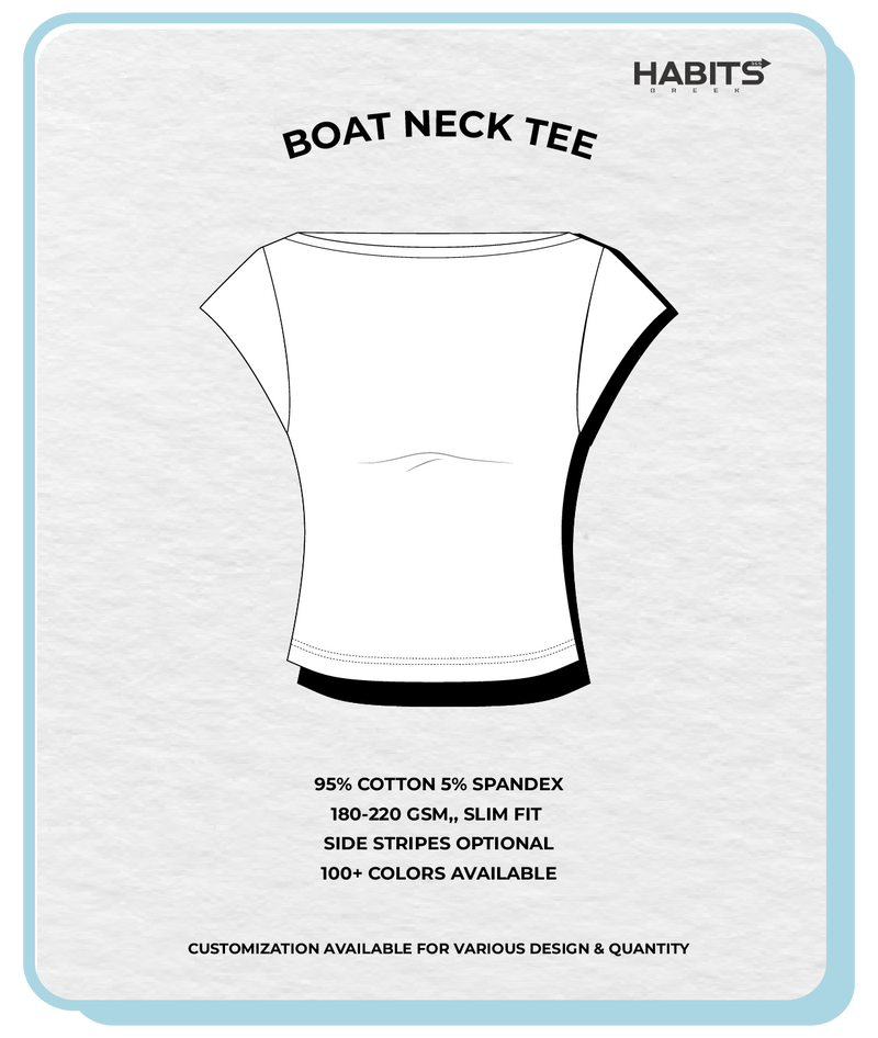 BOAT NECK TEE